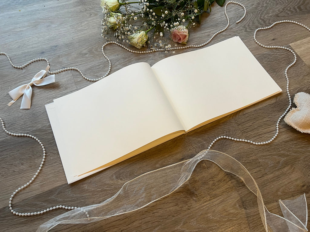 Signature Flower Guest Book